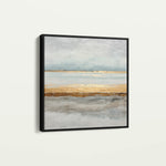 Abstract 814 Canvas Art 16" x 16" / 40 x 40 cm / Black