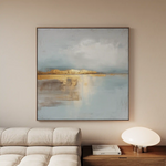 Abstract 815 Canvas Art 16" x 16" / 40 x 40 cm / Black