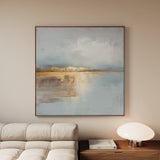 Abstract 815 Canvas Art 16" x 16" / 40 x 40 cm / Black