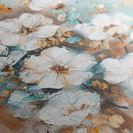 Floral 815 Canvas Art 18" x 24" / 45 x 60 cm / Black
