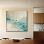 Abstract 817 Canvas Art 16" x 16" / 40 x 40 cm / Black