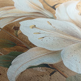Floral 818 Canvas Art 18" x 24" / 45 x 60 cm / Black