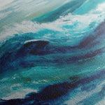 Abstract 820 Canvas Art 16" x 16" / 40 x 40 cm / Black