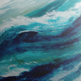 Abstract 820 Canvas Art 16" x 16" / 40 x 40 cm / Black