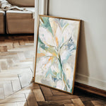 Floral 821 Canvas Art 18" x 24" / 45 x 60 cm / Black