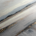 Abstract 822 Canvas Art 16" x 16" / 40 x 40 cm / Black