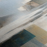 Abstract 823 Canvas Art 16" x 16" / 40 x 40 cm / Black