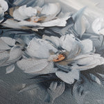 Floral 827 Canvas Art 18" x 24" / 45 x 60 cm / Black
