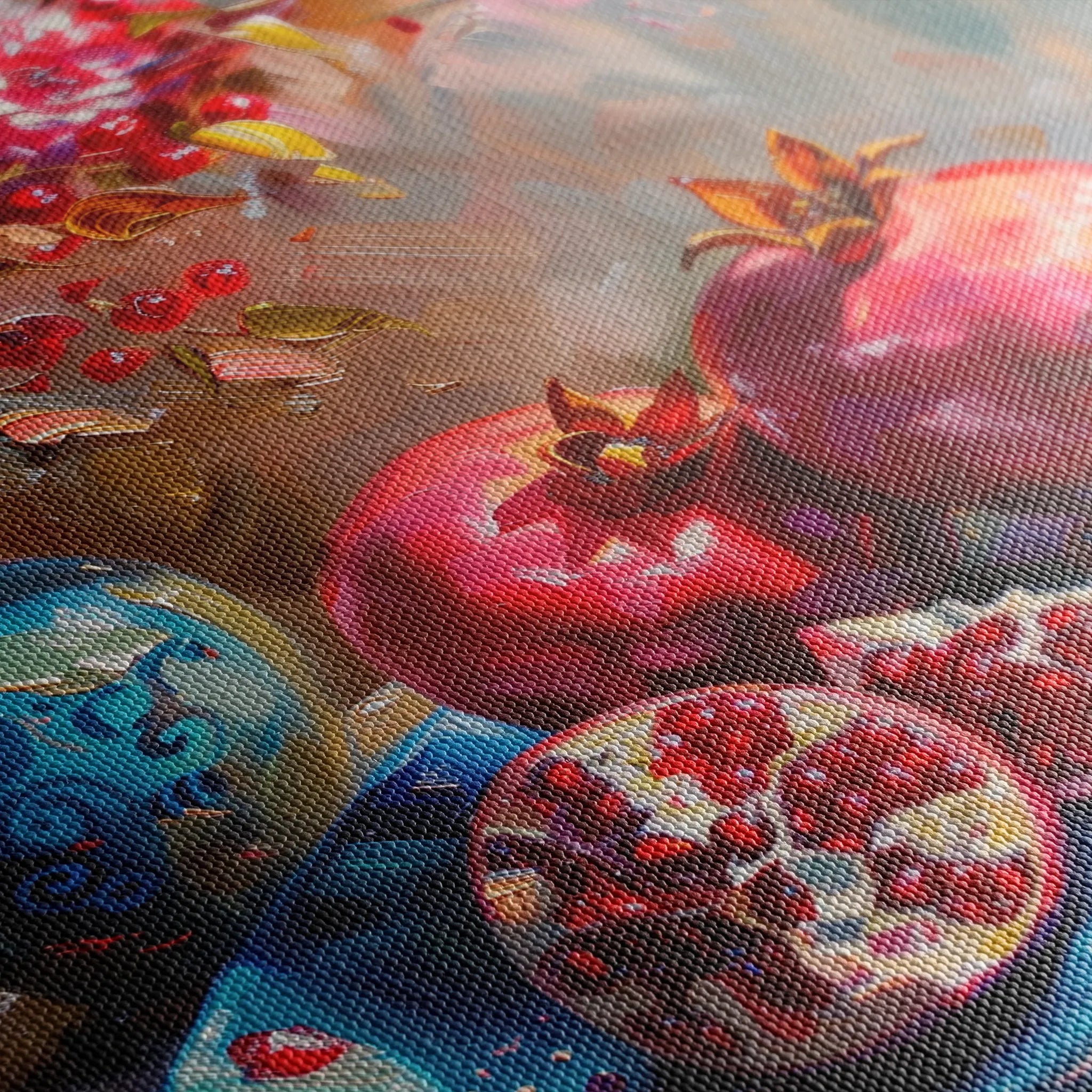 Floral 828 Canvas Art 18" x 24" / 45 x 60 cm / Black