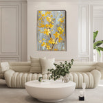 Floral 829 Canvas Art 18" x 24" / 45 x 60 cm / Black