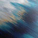 Abstract 830 Canvas Art 16" x 16" / 40 x 40 cm / Black