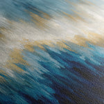 Abstract 831 Canvas Art 16" x 16" / 40 x 40 cm / Black