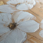 Floral 834 Canvas Art 18" x 24" / 45 x 60 cm / Black