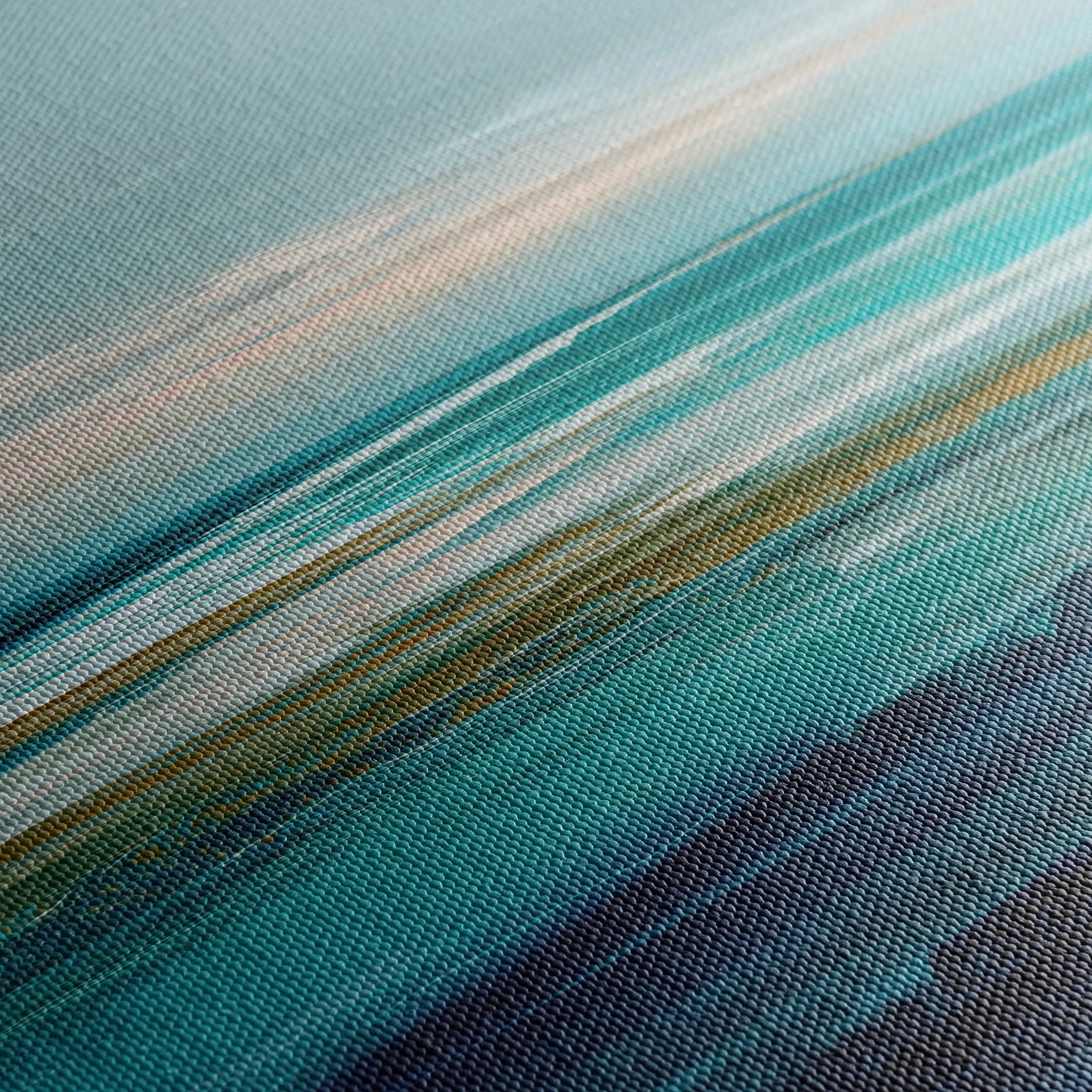 Abstract 835 Canvas Art 16" x 16" / 40 x 40 cm / Black