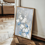 Floral 835 Canvas Art 18" x 24" / 45 x 60 cm / Black