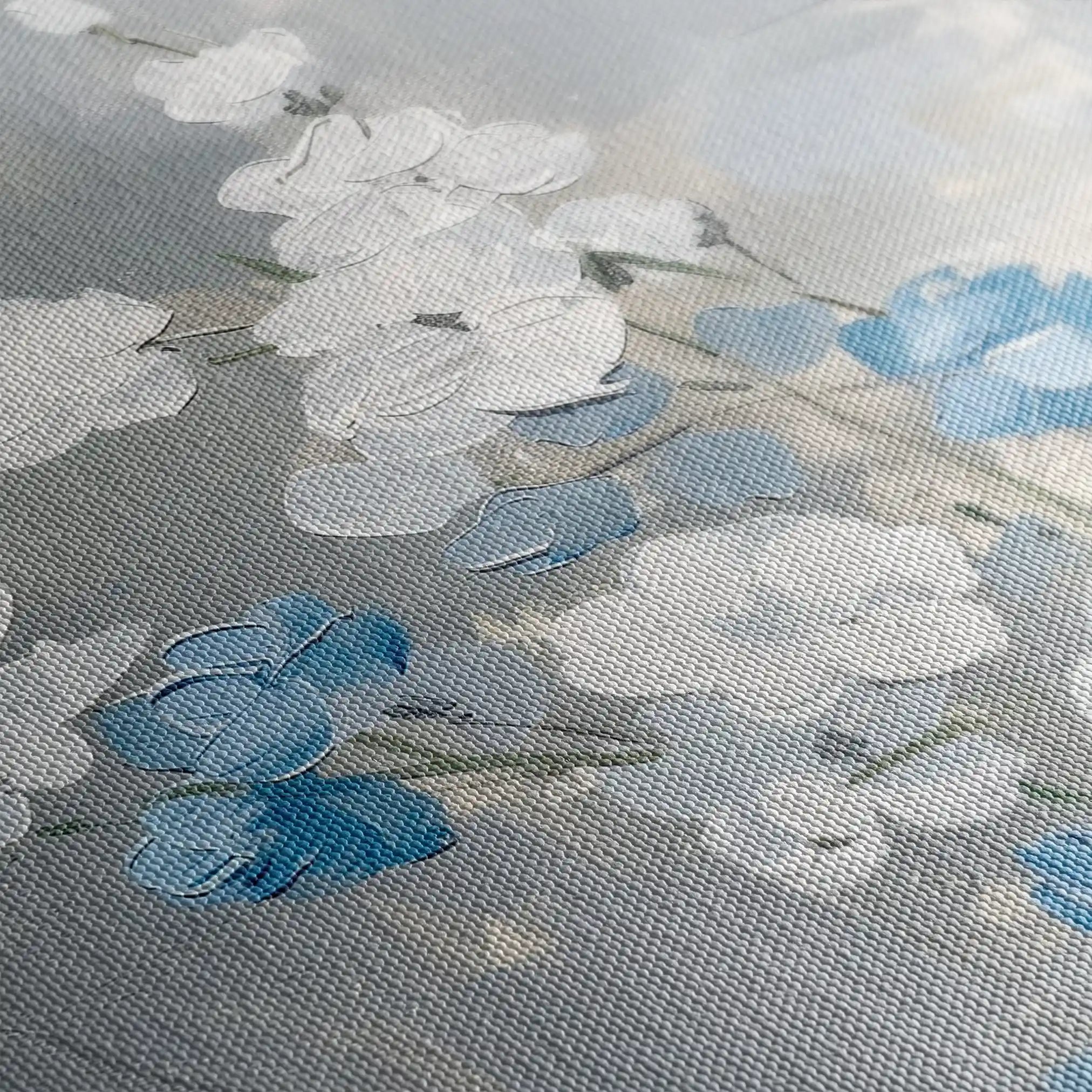 Floral 835 Canvas Art 60 x 40 cm / Black