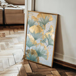 Floral 836 Canvas Art 18" x 24" / 45 x 60 cm / Black