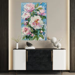 Floral 837 Canvas Art 18" x 24" / 45 x 60 cm / Black