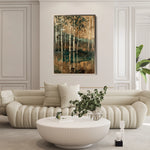 Floral 838 Canvas Art 18" x 24" / 45 x 60 cm / Black