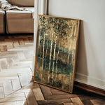 Floral 838 Canvas Art 18" x 24" / 45 x 60 cm / Black