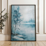 Floral 839 Canvas Art 18" x 24" / 45 x 60 cm / Black