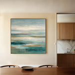 Abstract 841 Canvas Art 16" x 16" / 40 x 40 cm / Black