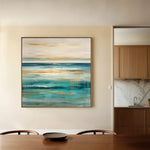 Abstract 842 Canvas Art 16" x 16" / 40 x 40 cm / Black