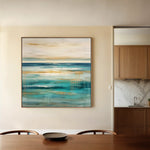 Abstract 842 Canvas Art 60 x 60 cm / Black