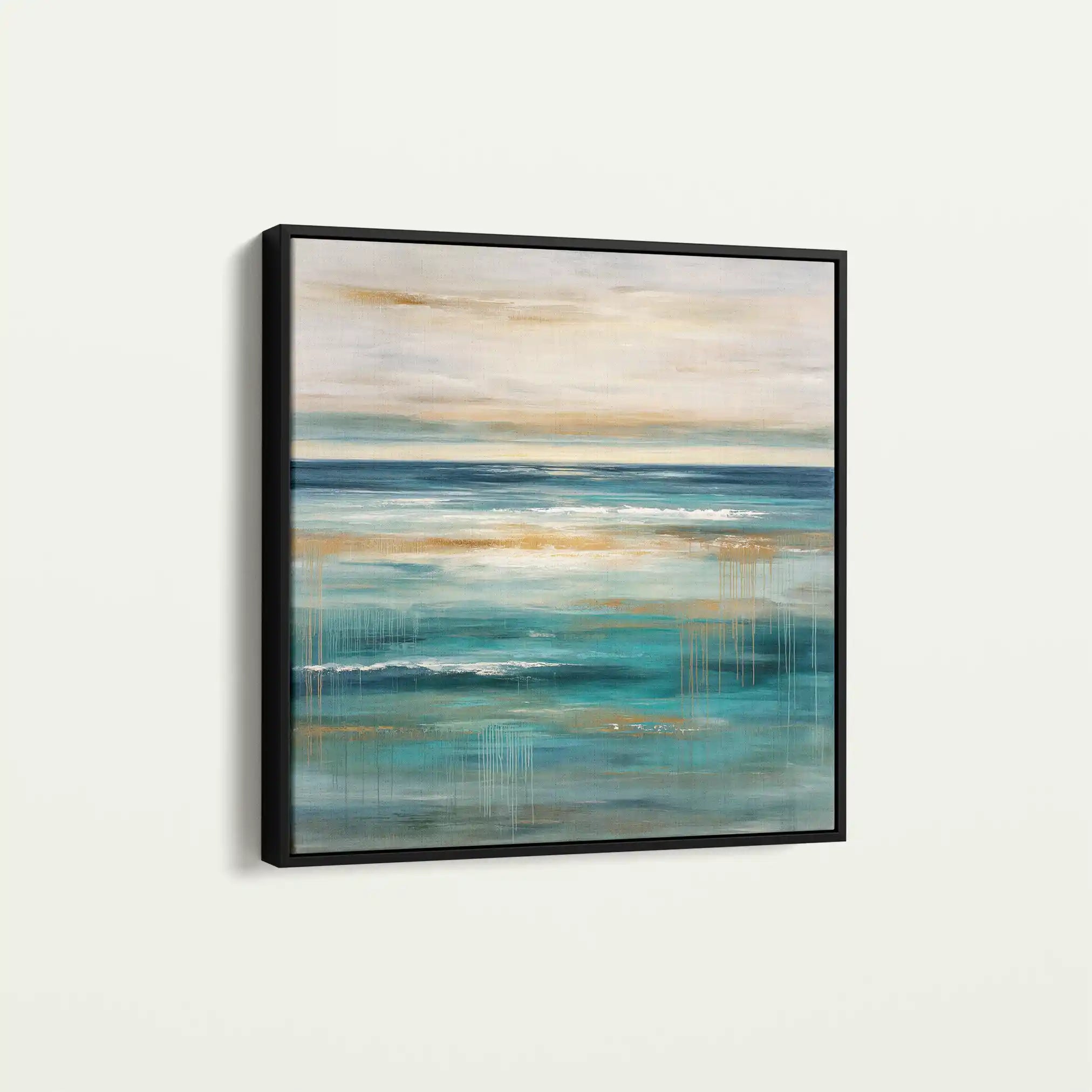 Abstract 842 Canvas Art 60 x 60 cm / Black