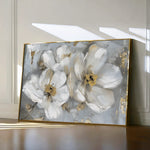 Floral 842 Canvas Art 18" x 24" / 45 x 60 cm / Black