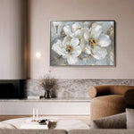 Floral 842 Canvas Art 18" x 24" / 45 x 60 cm / Black