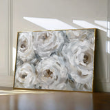 Floral 844 Canvas Art 18" x 24" / 45 x 60 cm / Black