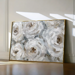Floral 844 Canvas Art 60 x 40 cm / Black
