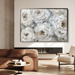 Floral 844 Canvas Art 60 x 40 cm / Black