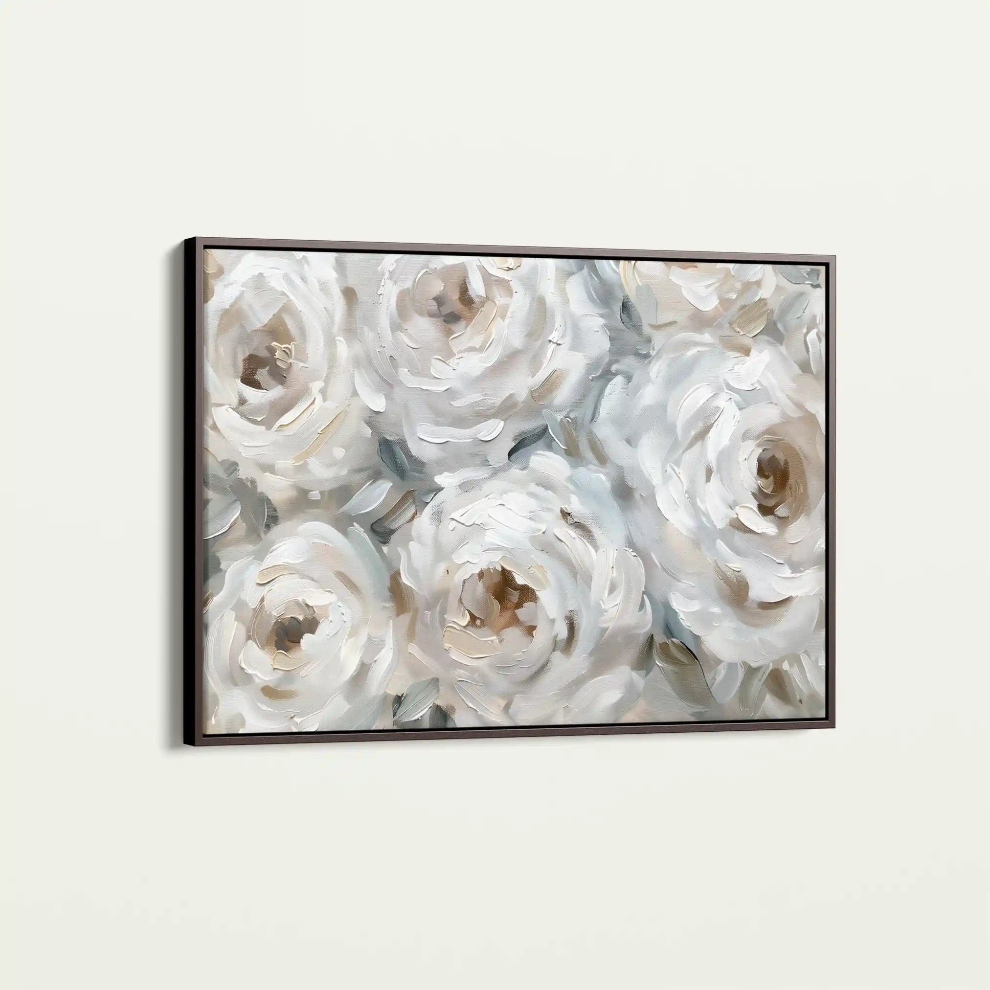 Floral 844 Canvas Art 60 x 40 cm / Black