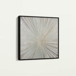 Abstract 845 Canvas Art 16" x 16" / 40 x 40 cm / Black