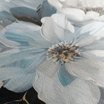 Floral 846 Canvas Art 60 x 40 cm / Black
