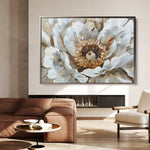 Floral 847 Canvas Art 18" x 24" / 45 x 60 cm / Black