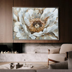 Floral 847 Canvas Art 18" x 24" / 45 x 60 cm / Black