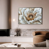 Floral 847 Canvas Art 18" x 24" / 45 x 60 cm / Black