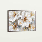 Floral 848 Canvas Art 18" x 24" / 45 x 60 cm / Black