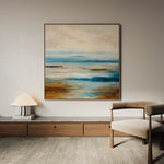 Abstract 849 Canvas Art 16" x 16" / 40 x 40 cm / Black