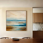 Abstract 849 Canvas Art 16" x 16" / 40 x 40 cm / Black
