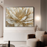 Floral 849 Canvas Art 18" x 24" / 45 x 60 cm / Black