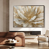 Floral 849 Canvas Art 18" x 24" / 45 x 60 cm / Black