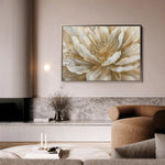 Floral 849 Canvas Art 18" x 24" / 45 x 60 cm / Black