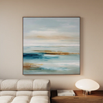 Abstract 850 Canvas Art 16" x 16" / 40 x 40 cm / Black