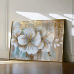 Floral 851 Canvas Art 18" x 24" / 45 x 60 cm / Black