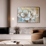 Floral 851 Canvas Art 18" x 24" / 45 x 60 cm / Black