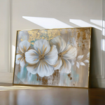 Floral 851 Canvas Art 60 x 40 cm / Black